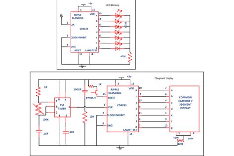 cd4033|Johnson Counter: How to use IC CD4033 .